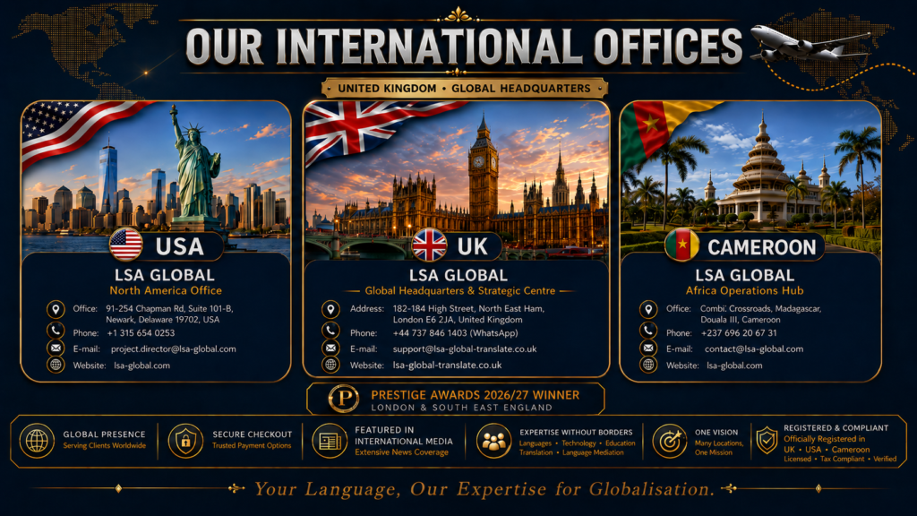 OUR OFFICES IN THE WORLD